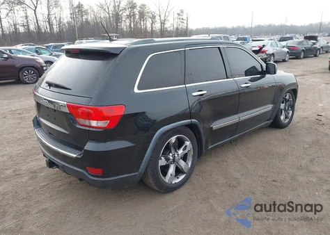 2012 Jeep Grand Cherokee Overland z USA, uszkodzony, nr VIN 1C4RJFCT2CC346681
